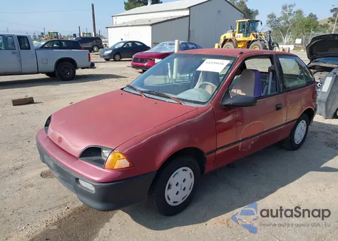 1993 Geo Metro from USA, damaged, VIN 2C1MR2465P6738053